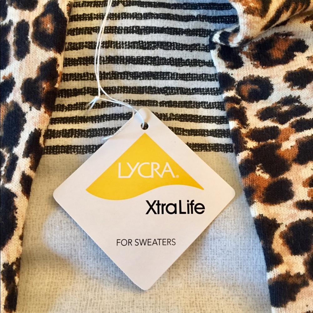 NWT leopard print sweater dress - Picture 2 of 8